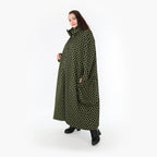  Ballonmantel von AKH Fashion aus Materialmix, 1365.06985, Schwarz-Lime, Raute, Schick
