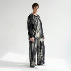 Tie-Dye Oversize Zweiteiler aus French Terry von B-One – Komfort trifft Avantgarde | Modeare