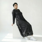 Oversize Kleid A Form Lederimitat Übergang Avantgarde Caraclan Damenmode Modeare Onlineshop
