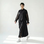 Trieste Oversize-Set mit Spitze: Schwarze Popeline-Bluse & Lagenrock – bei Modeare entdecken