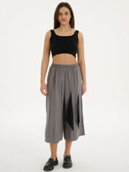  Les Mios Hose in gerader Form, aus Tencel, 7012, Grau, Schick, Modern, Bequem, Schick