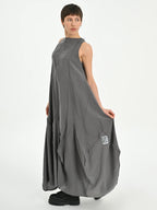  Ballonkleid von Les Mios aus Modal, 7018, Grau, Schick, Modern, Bequem, Schick