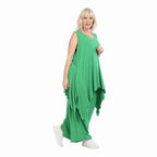 Zipfel Top von AKH Fashion aus Viskose, ausgefallene, zeitlose Lagenlook Mode