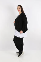  Haremshose von AKH Fashion aus Viskose, 1233.00142, Schwarz, Ausgefallen, Zeitlos, Schick