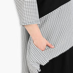  A-Form Kleid von AKH Fashion aus Viskose, 1288.06734, Schwarz-Weiß, Kariert, Schick