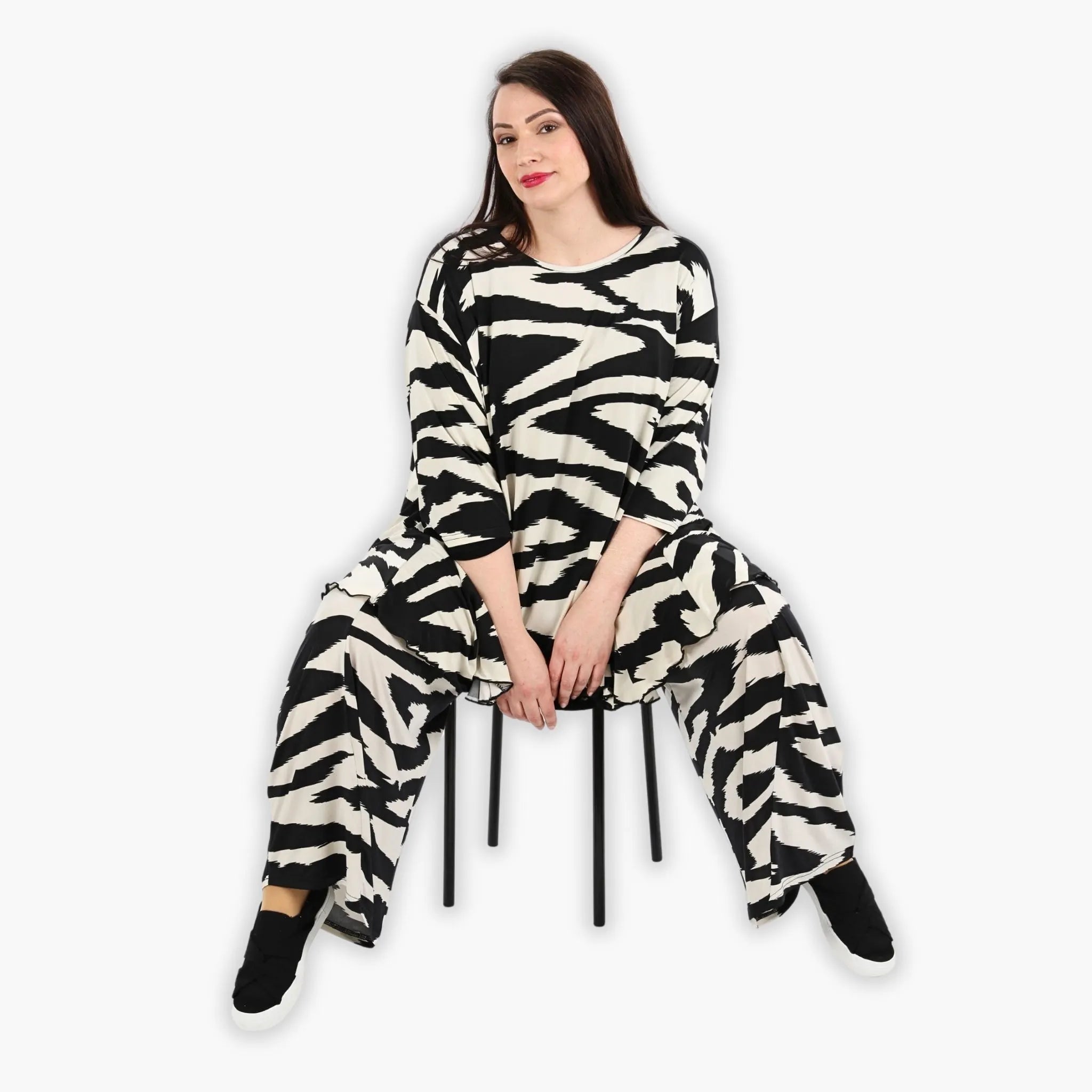 A-Form Shirt von AKH Fashion aus Viskose, ausgefallene, zeitlose Lagenlook Mode
