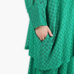  AKH Fashion Jacke in gerader Form, aus Viskose, 1297.06930, Grün, Netz, Schick, Modern
