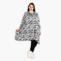  A-Form Bluse von AKH Fashion aus Viskose, 1301.06906, Schwarz-Weiß, Schick, Modern, Bequem