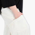  AKH Fashion Hose in gerader Form, aus Materialmix, 1303.06710, Creme, Streifen, Schick