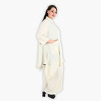  A-Form Jacke von AKH Fashion aus Materialmix, 1303.06935, Creme, Streifen, Schick, Modern