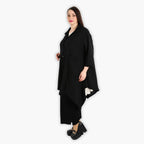  A-Form Jacke von AKH Fashion aus Materialmix, 1303.06935, Schwarz, Streifen, Schick