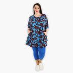Shirt von AKH Fashion aus Viskose in Glocken-Form, ausgefallene Lagenlook Mode