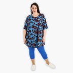 Shirt von AKH Fashion aus Viskose in Glocken-Form, ausgefallene Lagenlook Mode