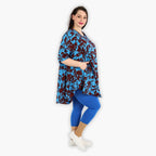 Shirt von AKH Fashion aus Viskose in Glocken-Form, ausgefallene Lagenlook Mode