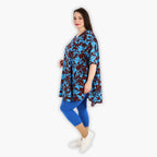 Shirt von AKH Fashion aus Viskose in Glocken-Form, ausgefallene Lagenlook Mode