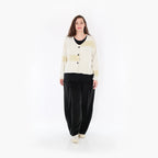  AKH Fashion Jacke in gerundeter Form, aus Viskose, 1377.00130, Senf-Ecru, Gerippt, Schick