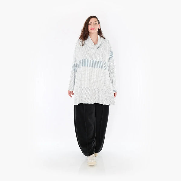 A-Form Shirt von AKH Fashion aus Viskose, ausgefallene, zeitlose Lagenlook Mode