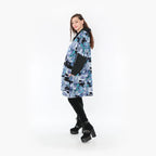  AKH Fashion Jacke in gerader Form, aus Viskose, 1381.06857, Petrol, Grafik, Schick