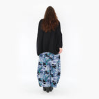  Ballonhose von AKH Fashion aus Viskose, 1381.08069, Petrol, Grafik, Schick, Modern, Bequem