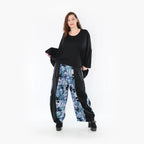  Ballonhose von AKH Fashion aus Viskose, 1381.08069, Petrol, Grafik, Schick, Modern, Bequem