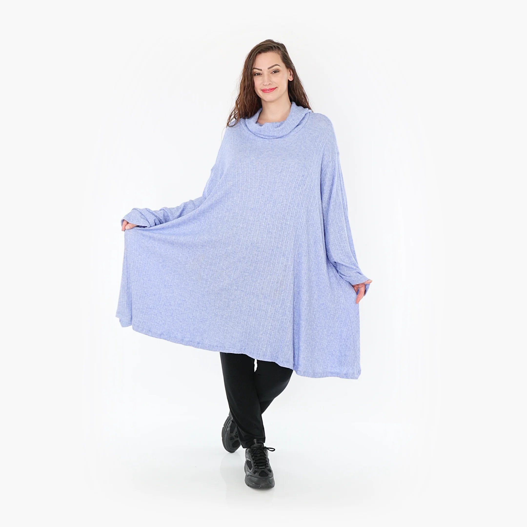 A-Form Shirt von AKH Fashion aus Polyurethan, ausgefallene, zeitlose Lagenlook Mode