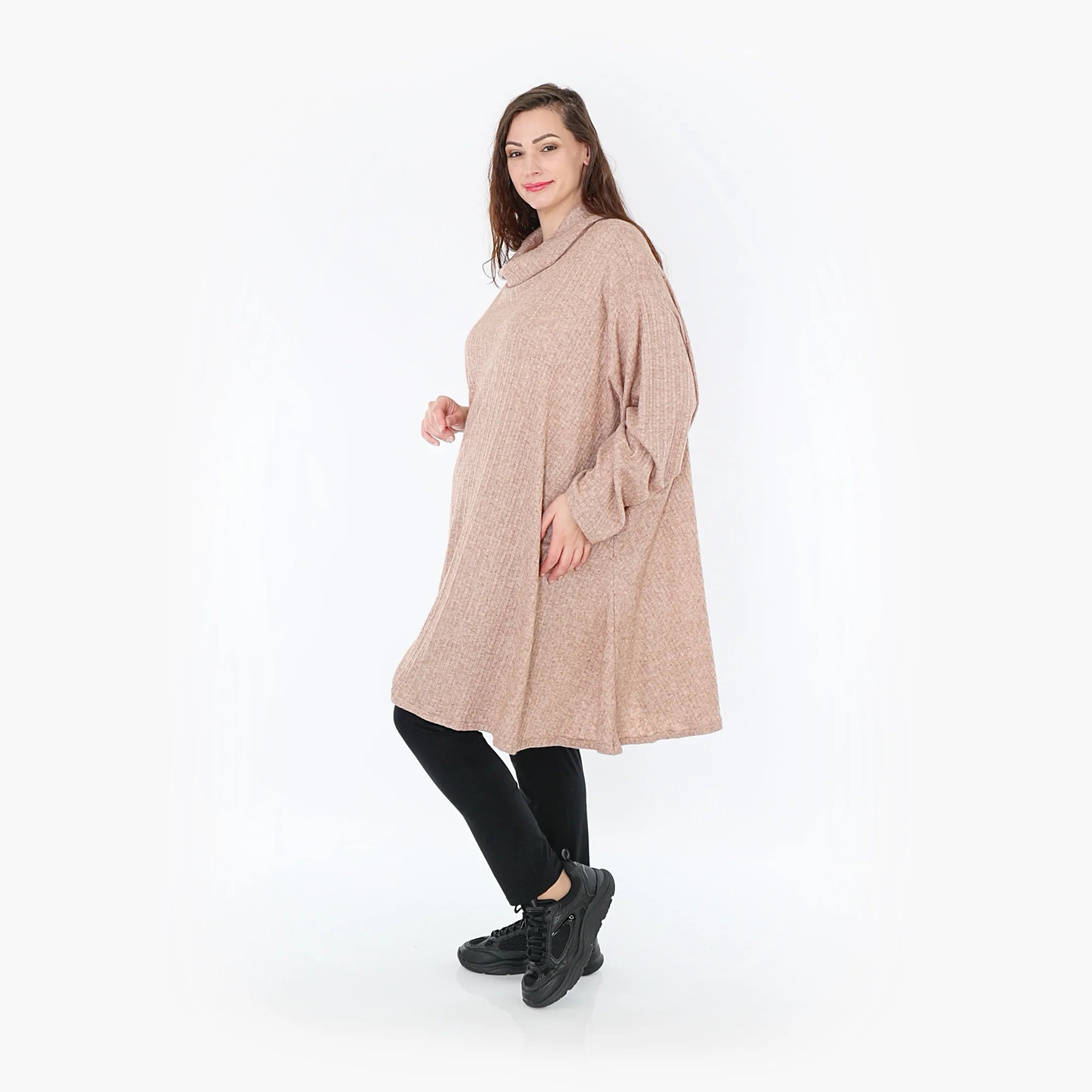 A-Form Shirt von AKH Fashion aus Polyurethan, ausgefallene, zeitlose Lagenlook Mode