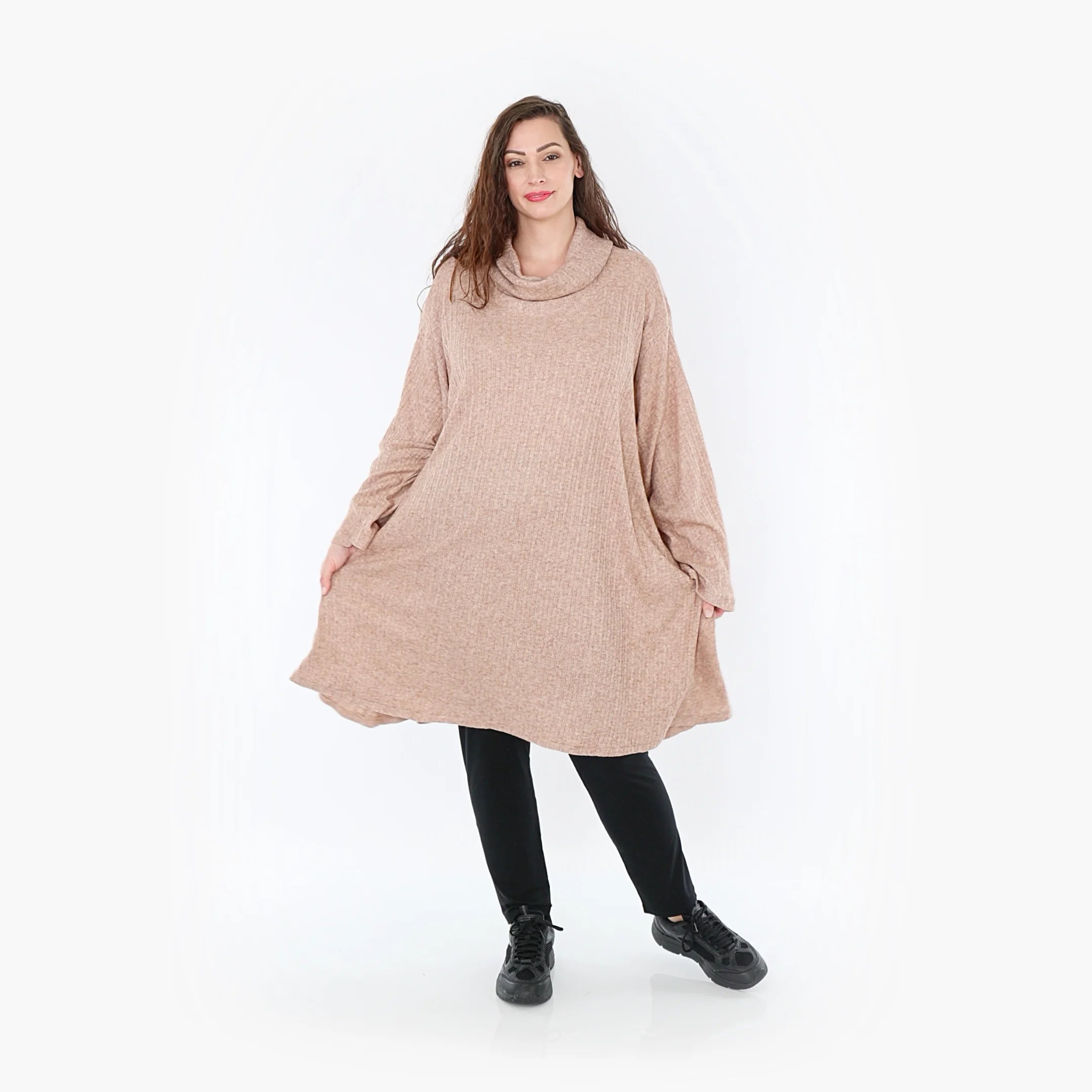 A-Form Shirt von AKH Fashion aus Polyurethan, ausgefallene, zeitlose Lagenlook Mode