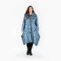  Ballonmantel von AKH Fashion aus Polyester, 1387.03023, Eisblau, Grafik, Schick, Modern