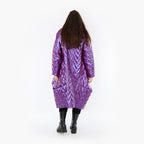  Ballonmantel von AKH Fashion aus Polyester, 1387.03023, Fuchsia, Grafik, Schick, Modern