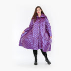  Ballonmantel von AKH Fashion aus Polyester, 1387.03023, Fuchsia, Grafik, Schick, Modern