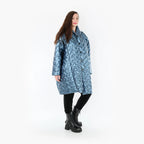  Ballonjacke von AKH Fashion aus Polyester, 1387.06660, Eisblau, Grafik, Schick, Modern