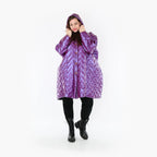  Ballonjacke von AKH Fashion aus Polyester, 1387.06660, Fuchsia, Grafik, Schick, Modern