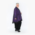  A-Form Jacke von AKH Fashion aus Polyester, 1404.06970, Lila, Schick, Modern, Bequem