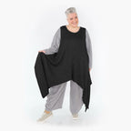 A-Form Tunika von AKH Fashion aus Viskose, ausgefallene, zeitlose Lagenlook Mode