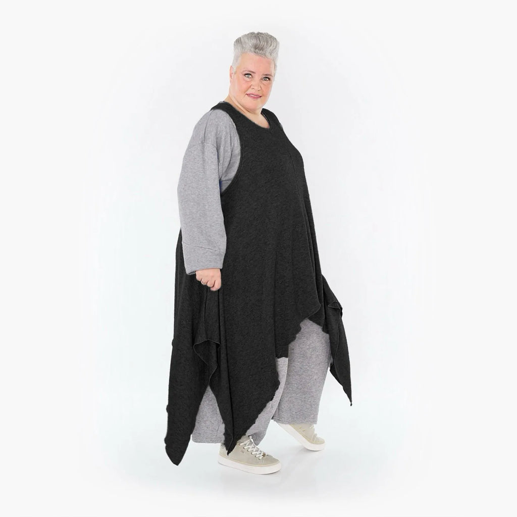 A-Form Tunika von AKH Fashion aus Viskose, ausgefallene, zeitlose Lagenlook Mode