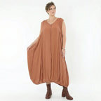 Ballonkleid von AKH Fashion aus Viskose, 1576.02288, Mauve, Ausgefallen, Zeitlos, Schick