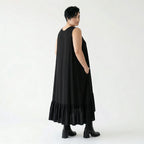 A-Form Kleid von AKH Fashion aus Viskose, 1576.07023, Schwarz, Ausgefallen, Zeitlos