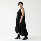 A-Form Kleid von AKH Fashion aus Viskose, 1576.07023, Schwarz, Ausgefallen, Zeitlos
