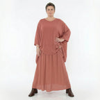 A-Form Rock von AKH Fashion aus Viskose, 1576.07186, Mauve, Ausgefallen, Zeitlos, Schick
