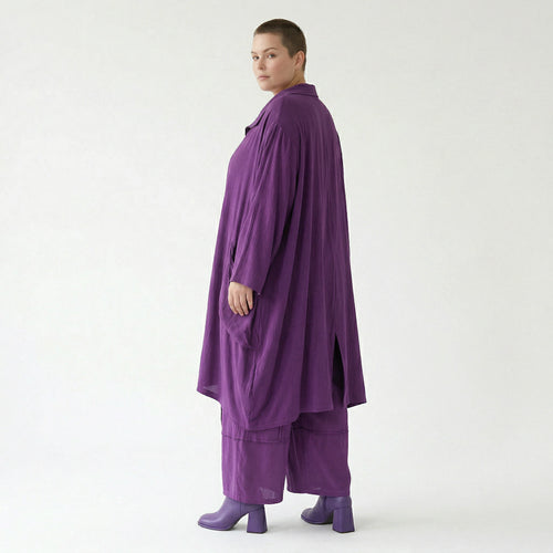 Ballonhose von AKH Fashion aus Viskose, 1576.07189, Lila, Ausgefallen, Zeitlos, Schick