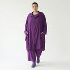 Ballonhose von AKH Fashion aus Viskose, 1576.07189, Lila, Ausgefallen, Zeitlos, Schick