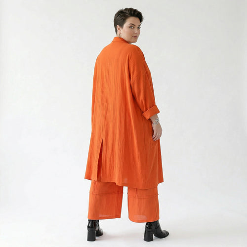 Ballonhose von AKH Fashion aus Viskose, 1576.07189, Orange, Ausgefallen, Zeitlos, Schick