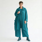 Ballonhose von AKH Fashion aus Viskose, 1576.07189, Petrol, Ausgefallen, Zeitlos, Schick