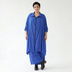 Ballonhose von AKH Fashion aus Viskose, 1576.07189, Royalblau, Ausgefallen, Zeitlos