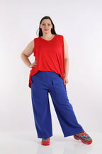  AKH Fashion Hose in gerader Form, aus Baumwolle, 1252.06907, Blau, Schick, Modern, Bequem