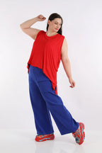  AKH Fashion Hose in gerader Form, aus Baumwolle, 1252.06907, Blau, Schick, Modern, Bequem