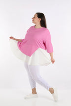 A-Form Shirt von AKH Fashion aus Viskose, ausgefallene, zeitlose Lagenlook Mode
