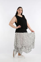 Ballonrock von AKH Fashion aus Viskose, ausgefallene, zeitlose Lagenlook Mode