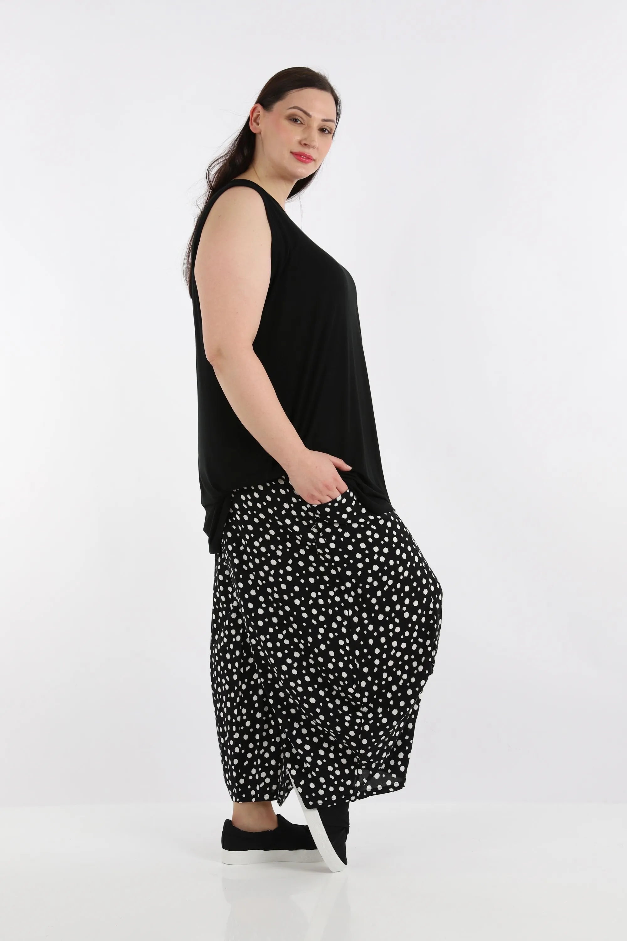 Ballonhose von AKH Fashion aus Viskose, ausgefallene, zeitlose Lagenlook Mode