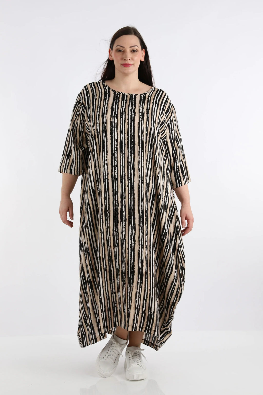 Ballonkleid von AKH Fashion aus Viskose, ausgefallene, zeitlose Lagenlook Mode